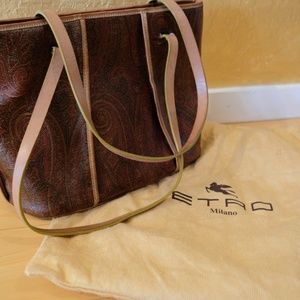 Vintage ETRO Shoulder Tote!